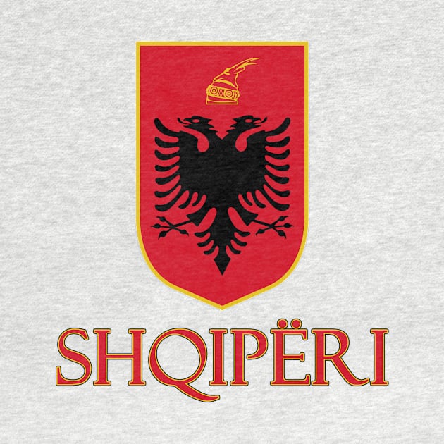 Albania (in Albanian) Coat of Arms Design by Naves